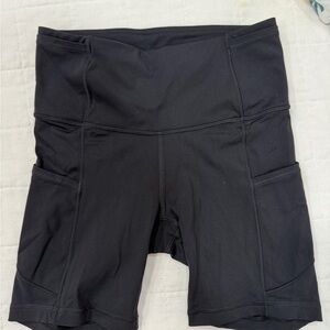 Lululemon Athletica Black Bike Shorts